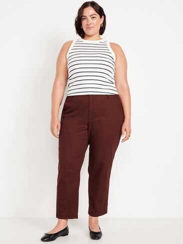 Old Navy High-Waisted OGC Chino Tapered Straight Pants - Mountain Wood in Kuwait
