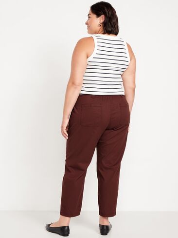Old Navy High-Waisted OGC Chino Tapered Straight Pants - Mountain Wood in Kuwait