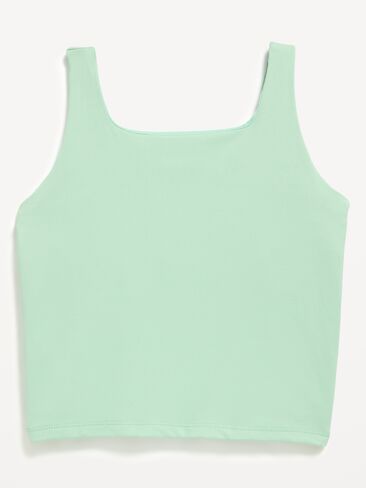 Old Navy StudioSmooth Longline Sports Bra for Girls - PALO VERDE in Saudi Arabia