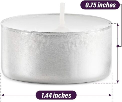MontoPack Unscented White Tealight Candles Bulk [200] | 8 Hours of Smokeless, Dripless, Long Lasting Burning Paraffin Tea Lights | Small Votive Mini Candles for Home, Shabbat, Weddings & Emergencies in Saudi Arabia