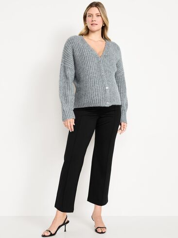 Old Navy Maternity Full-Panel Stevie Straight Pants - Black Jack in Kuwait