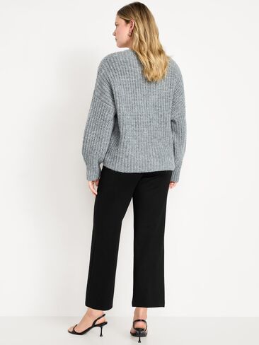 Old Navy Maternity Full-Panel Stevie Straight Pants - Black Jack in Kuwait