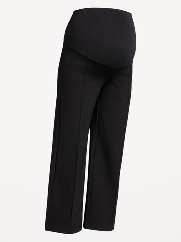 Old Navy Maternity Full-Panel Stevie Straight Pants - Black Jack in Kuwait