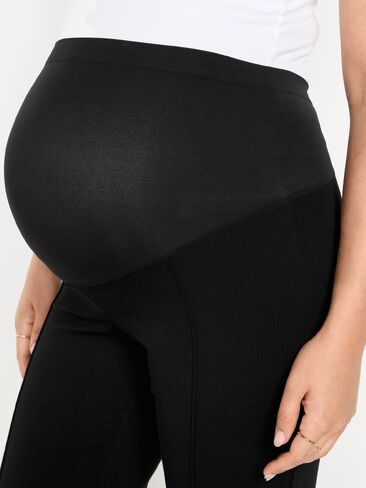 Old Navy Maternity Full-Panel Stevie Straight Pants - Black Jack in Kuwait