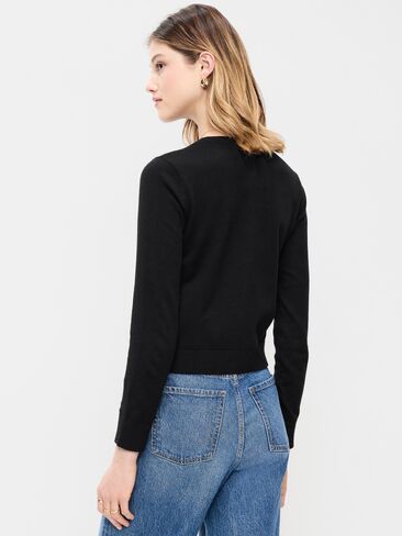سترة من Old Navy SoSoft Lite ذات رقبة دائرية - بلاك جاك in Kuwait