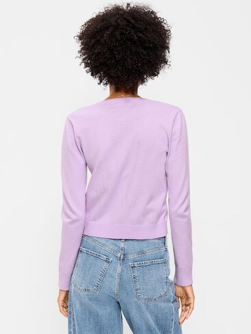 سترة من Old Navy SoSoft Lite ذات رقبة دائرية - أرجواني طازج in Kuwait