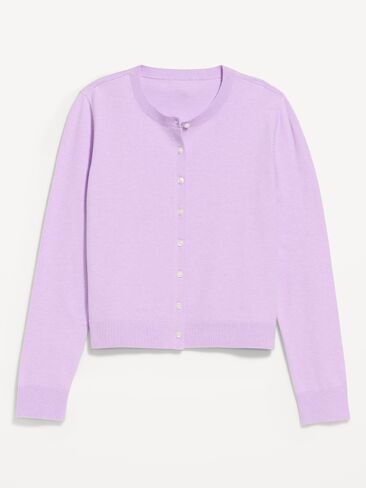سترة من Old Navy SoSoft Lite ذات رقبة دائرية - أرجواني طازج in Kuwait