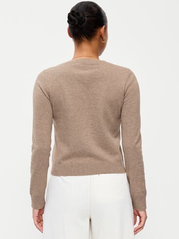 سترة SoSoft Lite من Old Navy ذات رقبة دائرية - Driftwood Heather in Kuwait