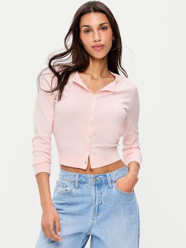 سترة SoSoft Lite من Old Navy ذات رقبة دائرية - وردي فاتح in Kuwait