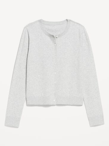 سترة Old Navy SoSoft Lite ذات رقبة دائرية - رمادي متوسط in Kuwait