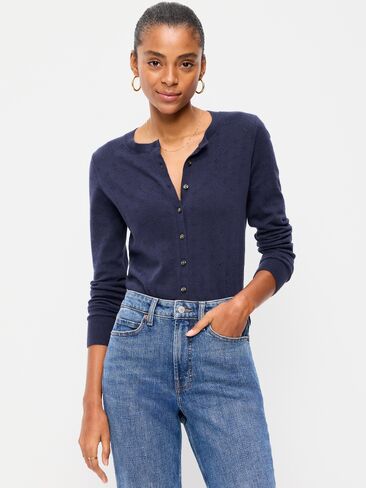 سترة SoSoft Pointelle من Old Navy - عمق القطب الشمالي in Kuwait