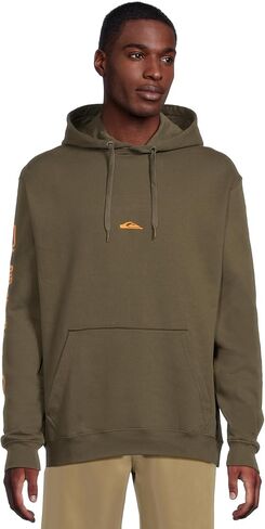 Quiksilver mens Passage Logo Hoodie in Kuwait