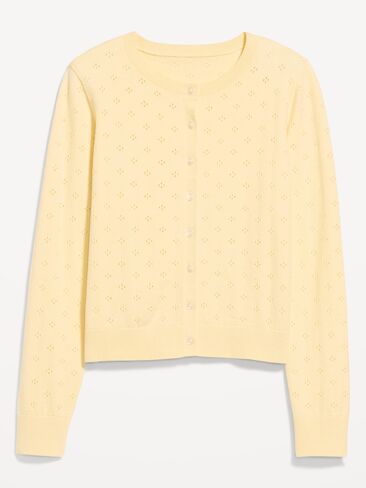 Old Navy SoSoft Pointelle Cardigan - Cool Almond in Saudi Arabia
