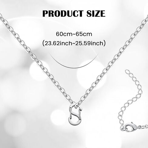 Anpzband Necklace Compatible with Plaud NotePin - Adjustable Stainless Steel Chain for Women & Men, 65cm in Saudi Arabia