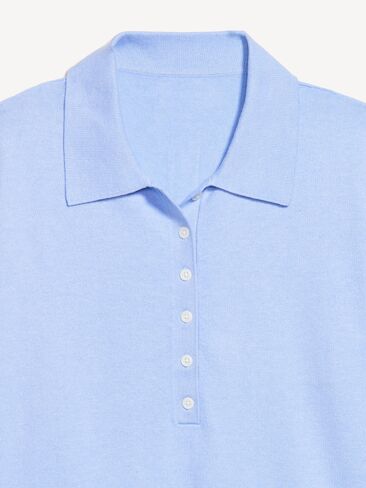 Old Navy SoSoft Lite Cropped Polo - Flax Flower in Saudi Arabia