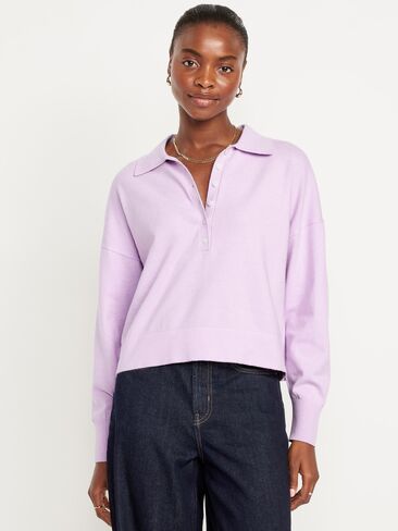 قميص بولو قصير من Old Navy SoSoft Lite - أرجواني طازج in Saudi Arabia