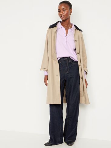 قميص بولو قصير من Old Navy SoSoft Lite - أرجواني طازج in Saudi Arabia