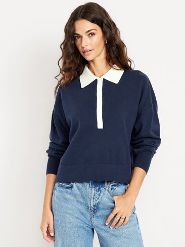قميص بولو قصير من Old Navy SoSoft Lite - عمق القطب الشمالي in Saudi Arabia