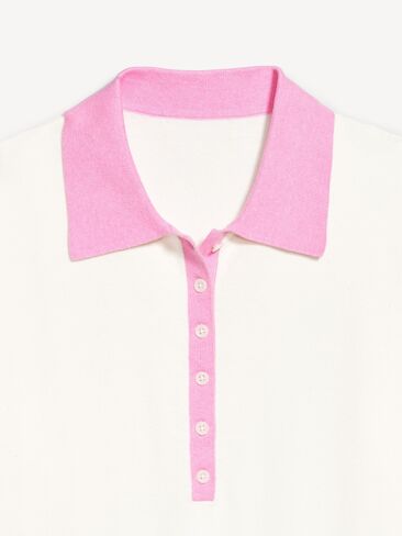 Old Navy SoSoft Lite Cropped Polo - Sea Salt in Saudi Arabia