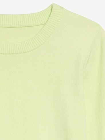 Old Navy SoSoft Lite Crew-Neck Sweater - Lime Meringue in Saudi Arabia