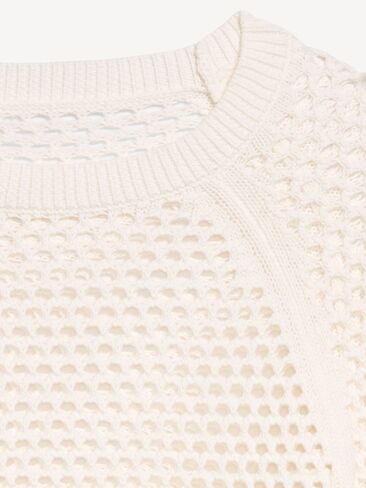Old Navy Seaside Cotton Open-Knit Raglan Sweater - Sea Salt in Saudi Arabia