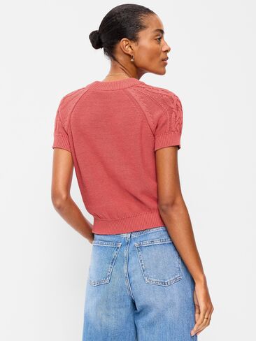 سترة قصيرة من القطن بأكمام قصيرة من Old Navy Seaside - CACTUS BLOOM in Kuwait