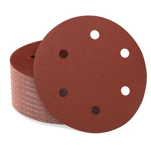 50 PCS 9 Inch 6 Hole Hook and Loop Sanding Discs Drywall Sandpaper Include 60, 80, 120, 150, 240 Grit for Drywall Sander in Kuwait