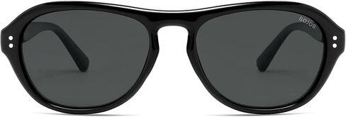 نظارة شمسية سوجوس مستقطبة طراز Aviator للنساء والرجال، موديل الثمانينيات والتسعينيات، عصرية بالأشعة فوق البنفسجية 400 SJ2648 in Saudi Arabia