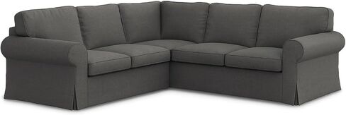 Ektorp Sectional Sofa Cover Replacement for IKEA Ektorp Sectional Cover ，Ektorp Sectional Coner Cover,Ektorp Couch Cover Only! (Cool White) in Kuwait