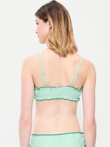 Old Navy Scoop-Neck Ruffle Swim Top - PALO VERDE in Saudi Arabia