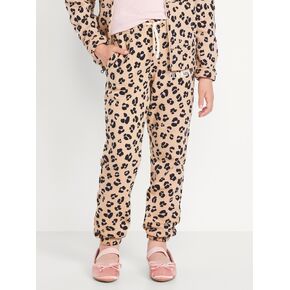 Old Navy Logo-Graphic Jogger Sweatpants for Girls - Leopard in Saudi Arabia