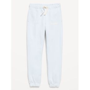 Old Navy Logo-Graphic Jogger Sweatpants for Girls - Iced Water in Saudi Arabia