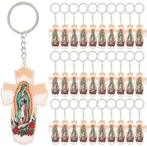 Kuabiz Our Lady of Guadalupe Keychain Virgen De Guadalupe Llaveros Baptism Favors for Guest in Saudi Arabia