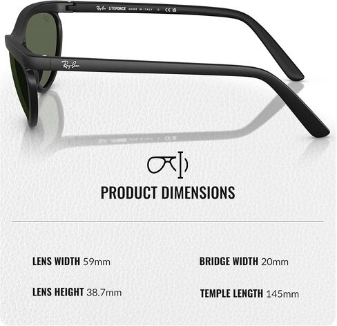 Ray-Ban RB4453 PREDATOR LITEFORCE Square-Round Shaped Sunglasses for Men & Women with Official RAYBAN Eyewear Kit in Saudi Arabia