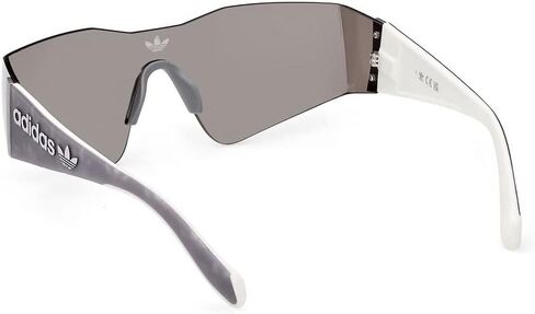 adidas Mens Originals Single Lens Rectangular Sunglasses - Grey in Saudi Arabia