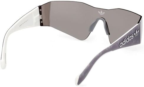 adidas Mens Originals Single Lens Rectangular Sunglasses - Grey in Saudi Arabia