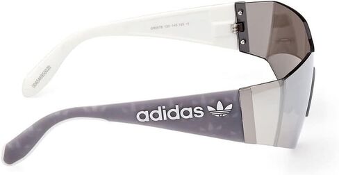 adidas Mens Originals Single Lens Rectangular Sunglasses - Grey in Saudi Arabia