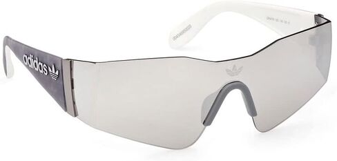 adidas Mens Originals Single Lens Rectangular Sunglasses - Grey in Saudi Arabia