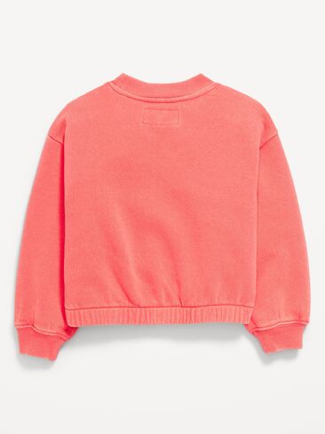 سويت شيرت بأكمام بالون من Old Navy للفتيات الصغيرات - كرنفال in Saudi Arabia