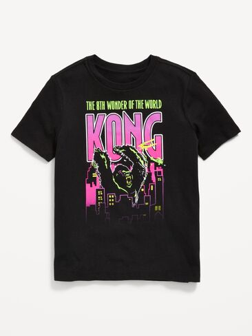 تي شيرت Old Navy King Kong™ برسوم محايدة للجنسين للأطفال - بلاك جاك in Kuwait