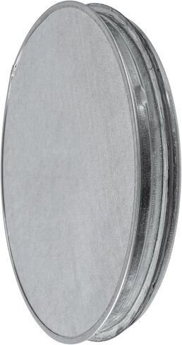 2Pack Calvanized Duct Duct Cap - 6 بوصة مع حشية مطاطية لتناسب أفضل - متوفر بأحجام مختلفة لتناسب احتياجاتك in Kuwait