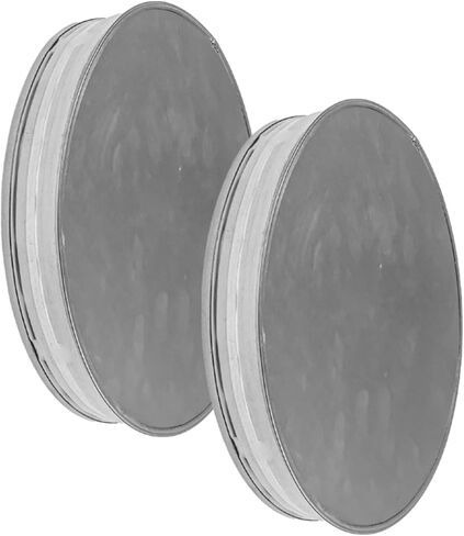2Pack Calvanized Duct Duct Cap - 6 بوصة مع حشية مطاطية لتناسب أفضل - متوفر بأحجام مختلفة لتناسب احتياجاتك in Kuwait