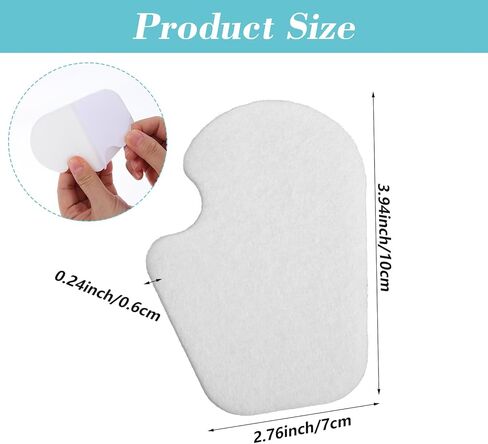 YBEATY 20 Pcs Metatarsal Feet Pads Felt Foot Sesamoiditis Pad Small Feet Dancers Cushion Comfort Dancing Pain Relief Pads Thick Self Adhesive Support Cushion for Women Men in Saudi Arabia