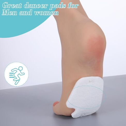 YBEATY 20 Pcs Metatarsal Feet Pads Felt Foot Sesamoiditis Pad Small Feet Dancers Cushion Comfort Dancing Pain Relief Pads Thick Self Adhesive Support Cushion for Women Men in Saudi Arabia