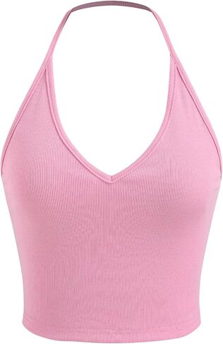 CIDER Solid Halter Crop Top in Saudi Arabia