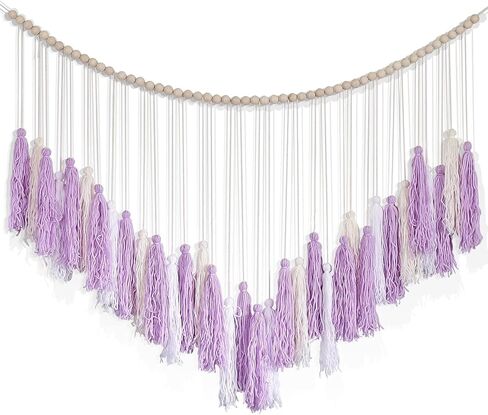 eobtain boho macrame الجدار شنقا اليدوية حلم الماسك الوردي والأبيض المنسوجة نسيج الجدار ديكور زاك شرابة جدار الفن البوهيمي ديكور المنزل لغرفة النوم غرفة المعيشة، هدايا للفتيات امرأة أمي in Kuwait