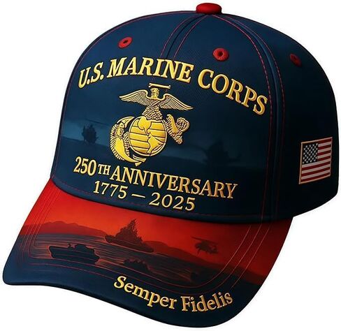 KeHaYi American Military, Military Enthusiast Cap 250th Anniversary Cap The Pattern has a Strong Three-Dimensional Effect and is exquisitely Embroidered. in Saudi Arabia