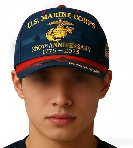 KeHaYi American Military, Military Enthusiast Cap 250th Anniversary Cap The Pattern has a Strong Three-Dimensional Effect and is exquisitely Embroidered. in Saudi Arabia