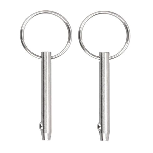 8 PCS Quick Release Pins Bimini Top Pins, Diameter 1/4"(6.3mm), Overall Length 3"(76mm), Usable Length 2.4"（61mm, Marine 316 Stainless Steel in Kuwait
