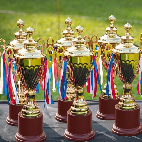 Chunful 1 Pack 3.94 x 3.94 Cherry Wood Base Trophy Base DIY Round Stand فارغ للجوائز الجوائز الجوائز التماثيل الكؤوس عرض موقف الناهض in Kuwait